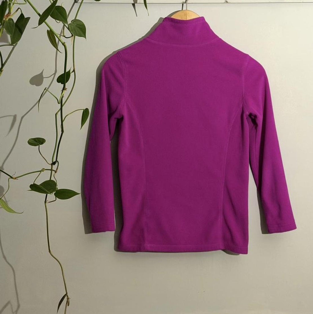 Fuchsia Fleece Quarter Zip (S)
