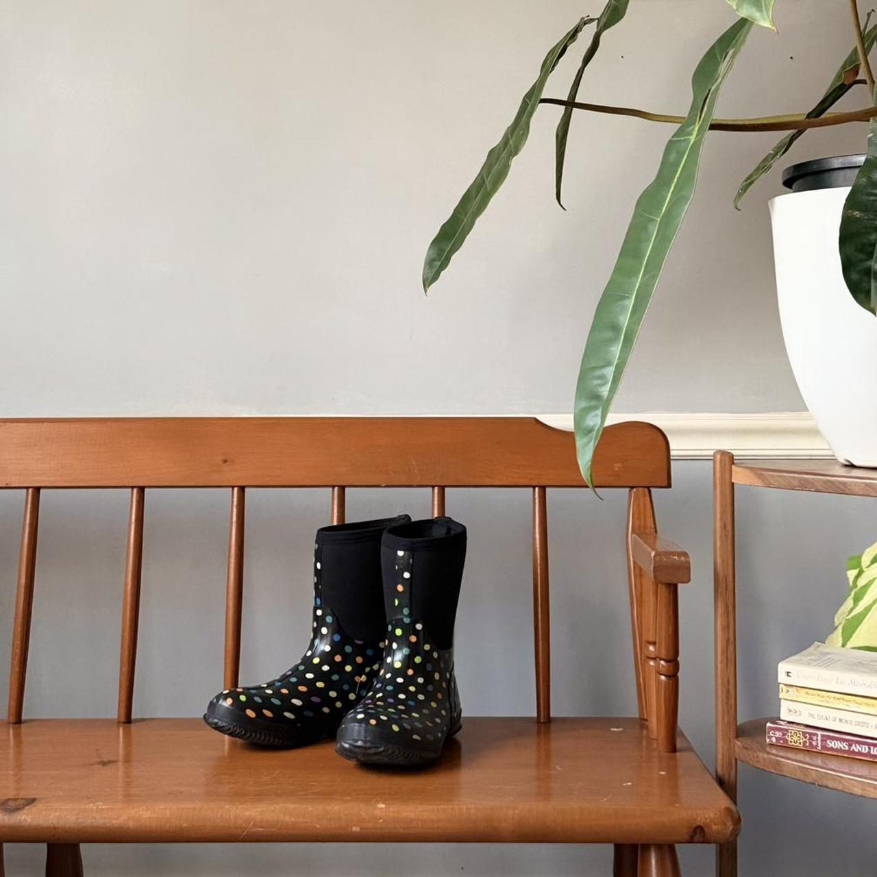 Polka Dot Waterproof Rain Boots (8W)