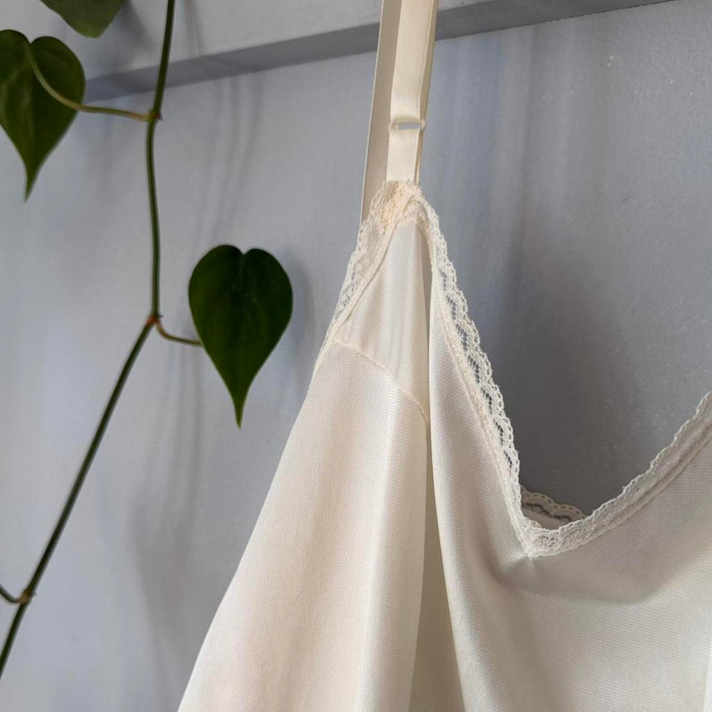 Vintage Cream Lace Camisole (S)