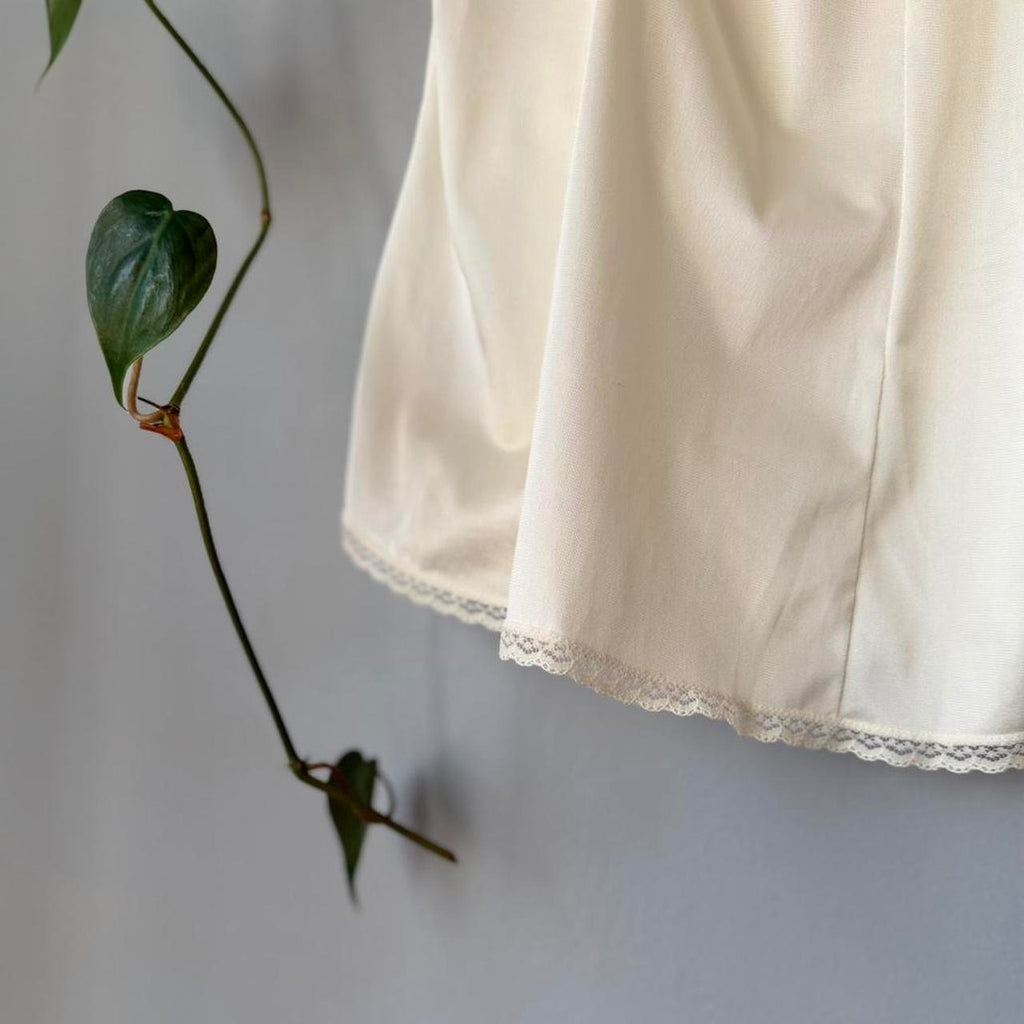 Vintage Cream Lace Camisole (S)