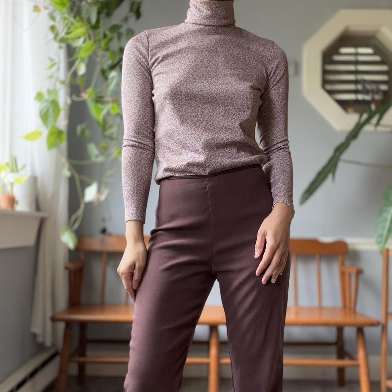 Paul & Joe Shimmering Floral Turtleneck (XS/S)