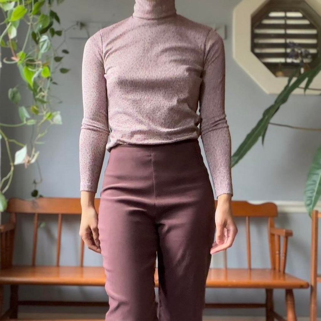 Paul & Joe Shimmering Floral Turtleneck (XS/S)