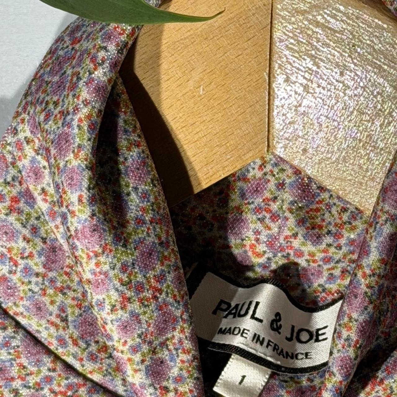 Paul & Joe Shimmering Floral Turtleneck (XS/S)