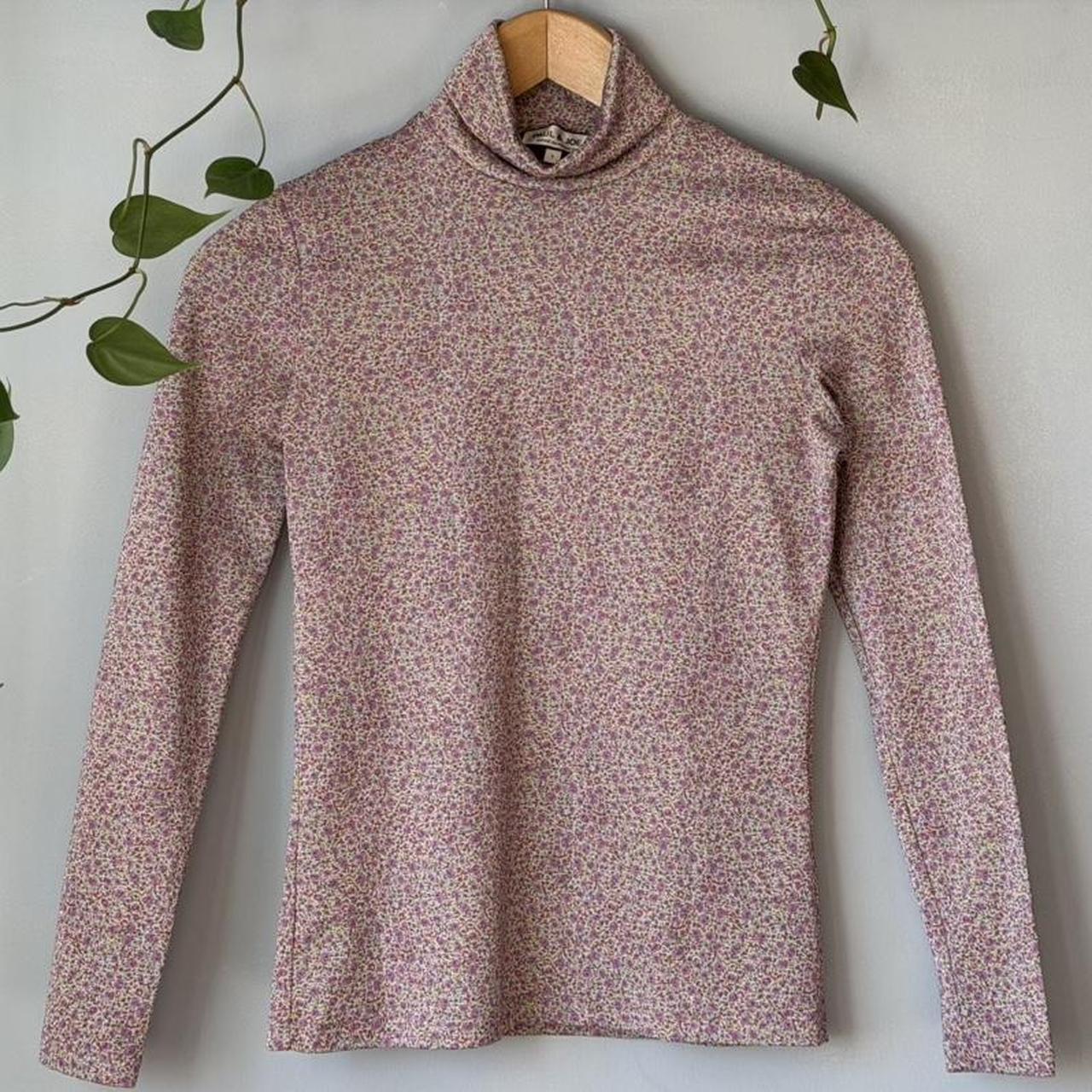 Paul & Joe Shimmering Floral Turtleneck (XS/S)