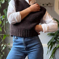 Souer Wool Knit Sweater Vest (S)