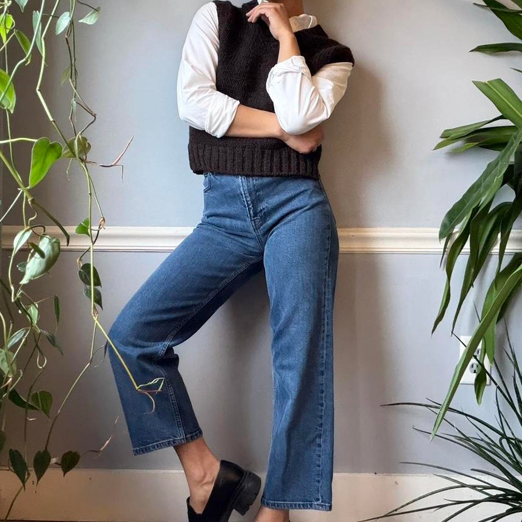 Souer Wool Knit Sweater Vest (S)