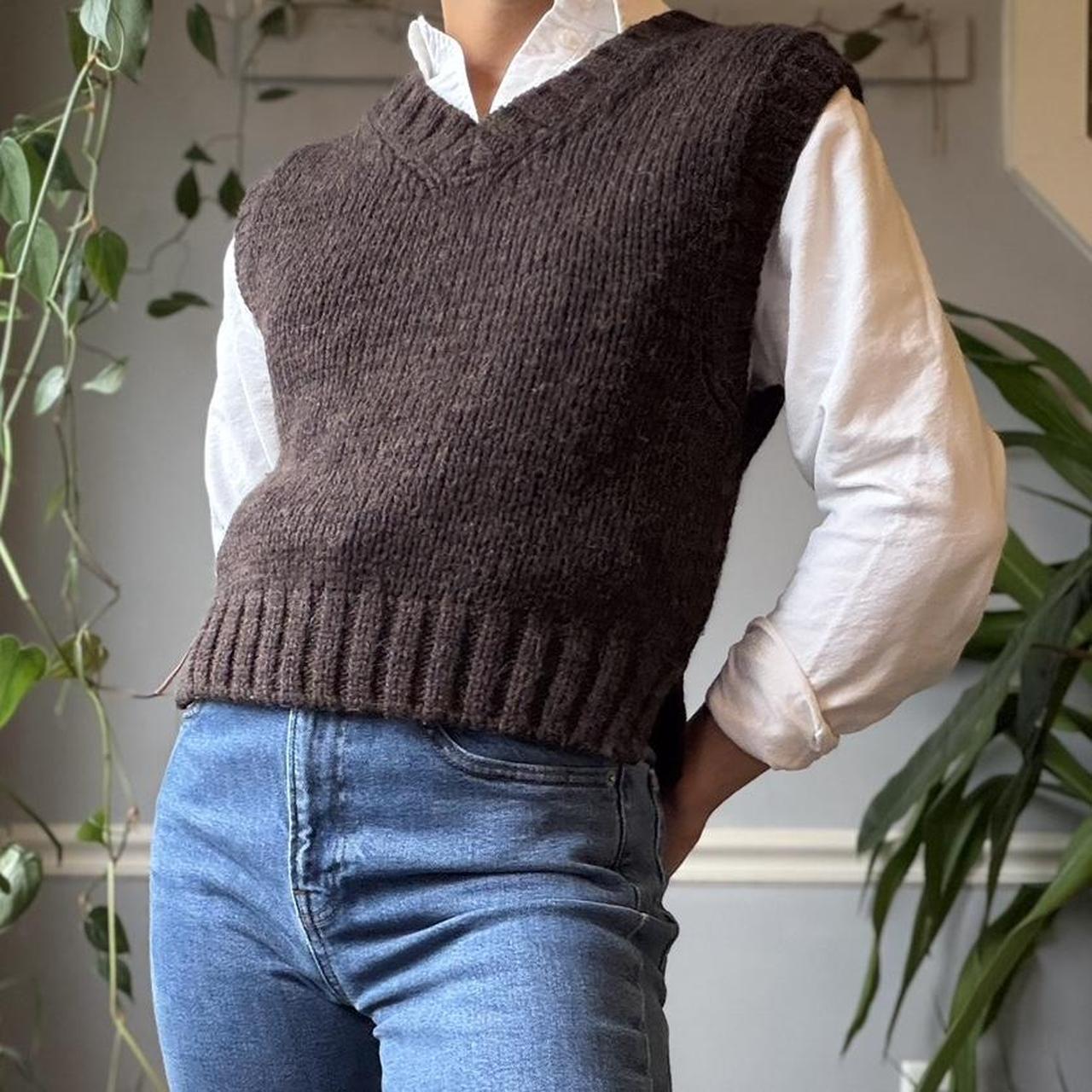 Souer Wool Knit Sweater Vest (S)