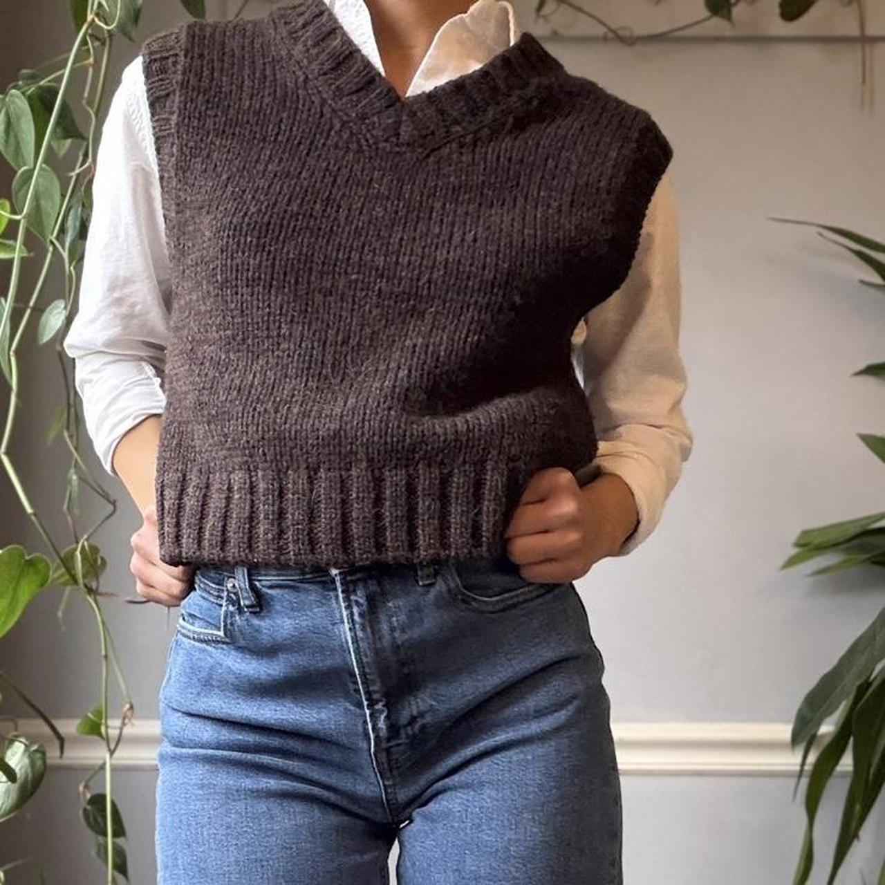 Souer Wool Knit Sweater Vest (S)