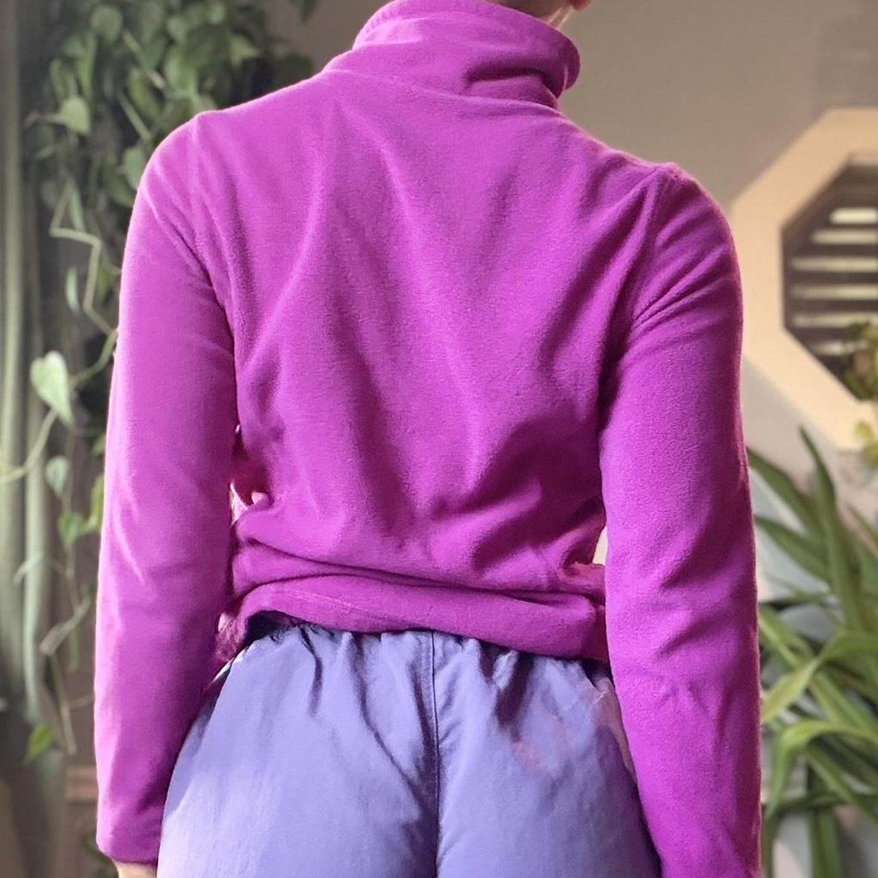 Fuchsia Fleece Quarter Zip (S)