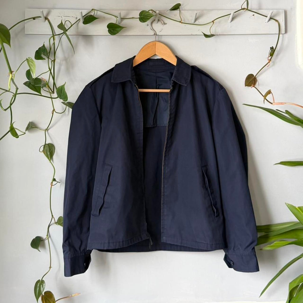 Vintage Navy Utility Jacket (M)