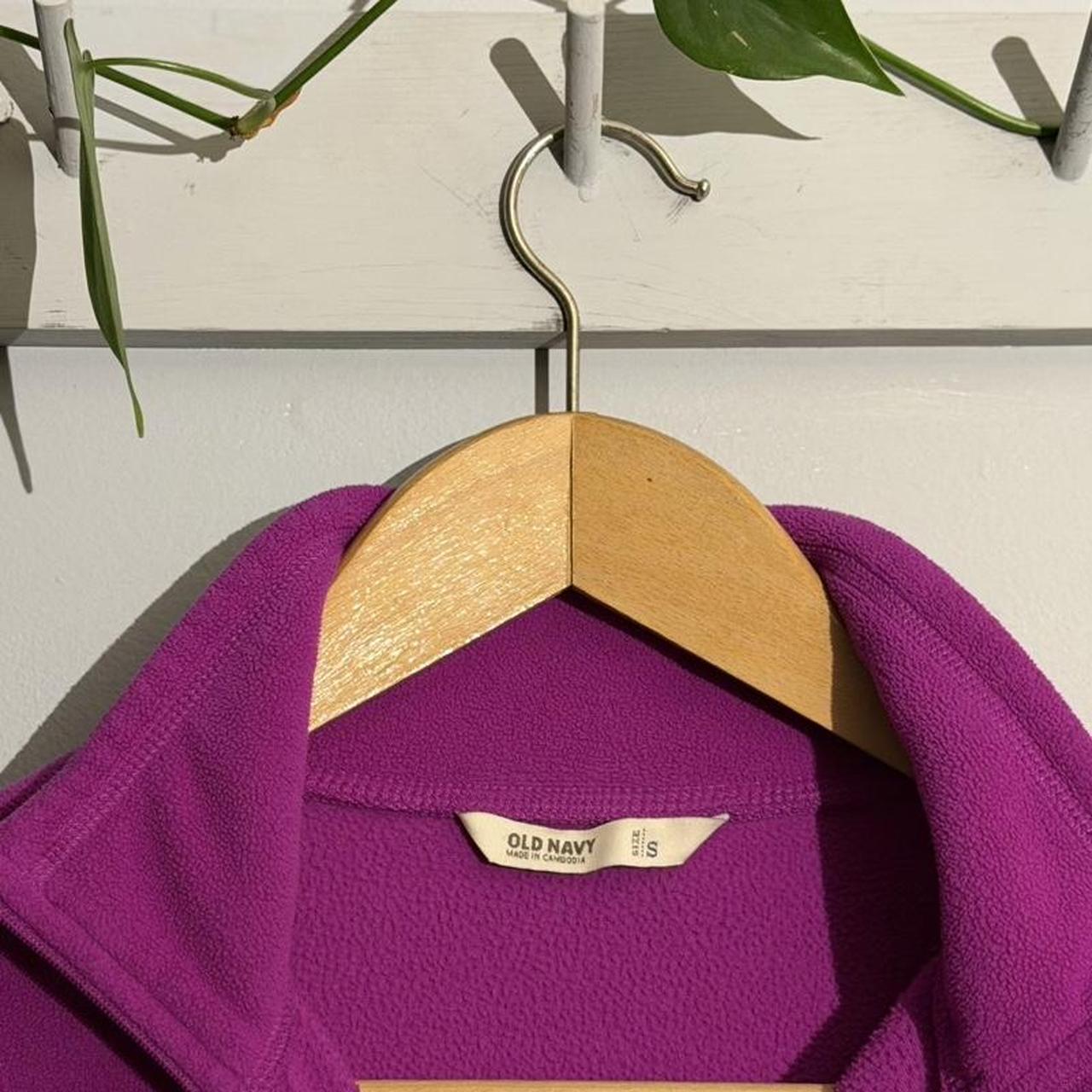 Fuchsia Fleece Quarter Zip (S)